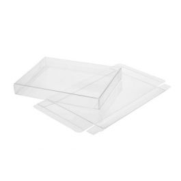 Plastlådor 10,8x0,6x15,4cm Kristallklart (25 st) [FPB232]