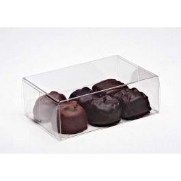 Plastlådor för Choklad 7x3,7x10,5cm Livsmedelssäker (25 st) [FPB229]