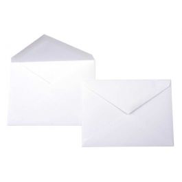 Kuvert Vit 16,5x12,1cm Premium Ogenomskinlig (50 st) [E110]