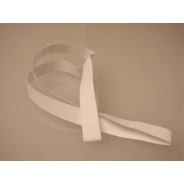 Resårband Vinyl Sträckas Vit 35,6cm (50 st) [14CVLWT]