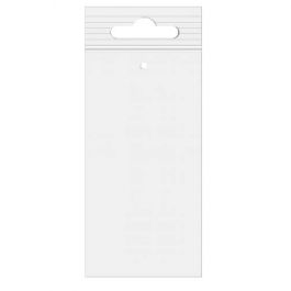 Blixtlåspåsar med Eurohål och lufthål 10x20,5cm Kristallklart PP 50 mikron (100 st) [ZE48V]