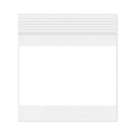 Blixtlåspåsar med Skrivfält 5x5cm Kristallklart PP 50 mikron (100 st) [ZWC22]