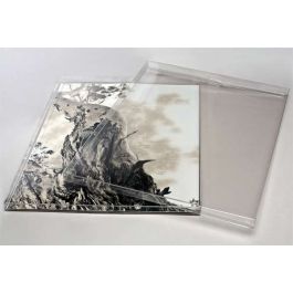 Plastlådor 28,2x1,6x35,8cm Kristallklart (25 st) [FPB170]