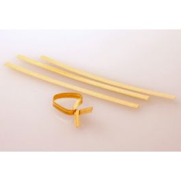 Säcktråd remsor 15,2x0,4cm Kraft Papper (1000 st) [TT6KR]
