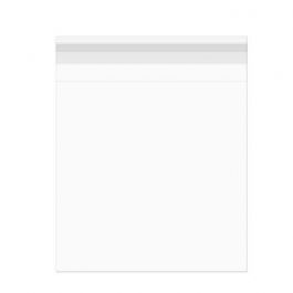Plastpåsar 107,8cm Transparent med Tejpremsa (50 st) [B4234]