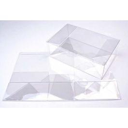 Plastlådor 24,2x15,2x7,6cm automatisk Botten (25 st) [FPLB178]