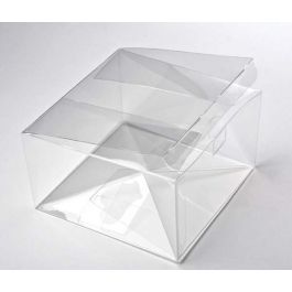 Plastlådor 13x13x7,6cm Livsmedelssäker automatisk Botten (25 st) [PLB200]