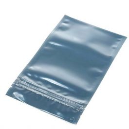 Statiska skyddspåsar 12,5x20cm Transparent med Tejpremsa (100 st) [SSZ58]