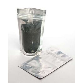 Stå upp påsar Transparent/Silver 9,5x5,5x15,5cm | 57 gram (100 st) [ZBGS35]