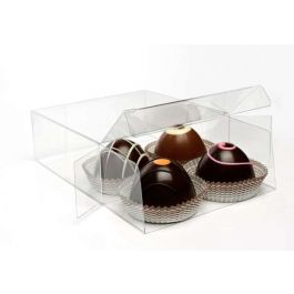 Tryffelbox med insats 10,8 x 4,1 x 10,8 cm (100 st) [CNDY194]