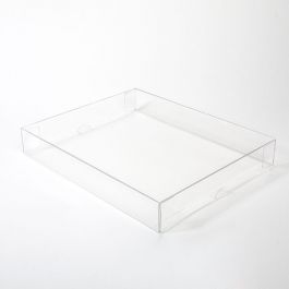 Plastlådor 28,2x5,1x35,8cm Kristallklart (25 st) [FPB242]