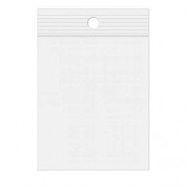 Zippåsar med häng hål 15x20,5cm Kristallklart PP 100 mikron (100 st) [Z4R68]