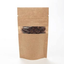 Stå upp påsar Kraft 8x5x13cm | 28) gram (100 st) [ZBGW1K]