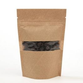 Stå upp påsar Kraft 10x6x15cm | 57 gram (100 st) [ZBGW2K]