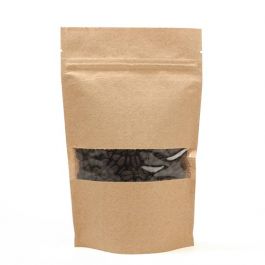 Stå upp påsar Kraft 13x7x20,5cm | 113 gram (100 st) [ZBGW3K]