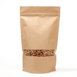 Stå upp påsar Kraft 17x9x28,5cm | 340 gram (100 st) [ZBGW4K]