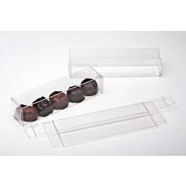 Chokladlåda med insats 3,5 x 3,5 x 15,9 cm (100 st) [CNDY228]