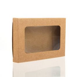 Papperslådor med Fönster 7x1,4x10,3cm (25 st) [WKRG275]