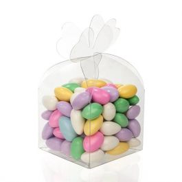 Plastlådor med Klöverform topp 7x7x6cm (25 st) [FS278]
