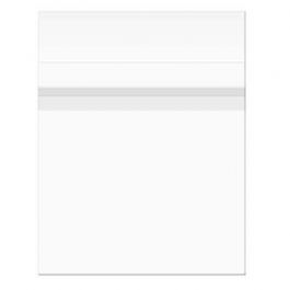 Plastpåsar 8,3x8,3cm Transparent med Tejpremsa (100 st) [B33PC]