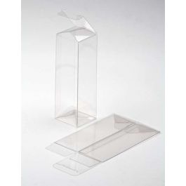 Plastlådor 5,1x5,1x15,2cm automatisk Botten (25 st) [PLB137]