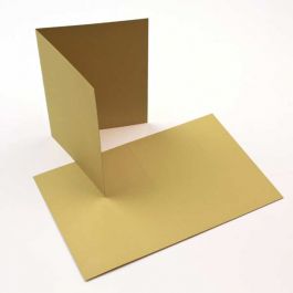 Önskekort Guld-Grön 14x10,8cm (50 st) [PC211]