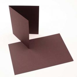 Önskekort Brun 17,8x12,4cm (50 st) [PC012]