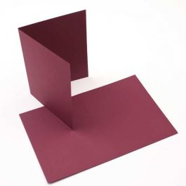 Önskekort Vinröd 14x10,8cm (50 st) [PC213]