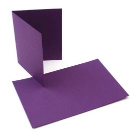 Önskekort Mörklila 17,8x12,4cm (50 st) [PC016]