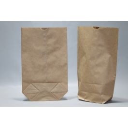 Kraftpåsar med sexkantsbotten (innehåll 2,5kg) 22,5x37cm - 1-lagig 70 grs (100 st) [PAK2217]