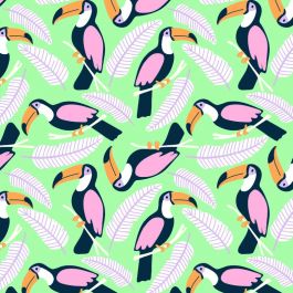 Belagt presentpapper på rulle Toucan 30 cm bröd (1 st.) [FP-IO4323]