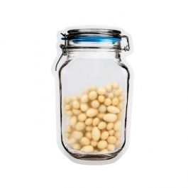 Stå upp påsar Clamp Lid Jar 14,9x6,7x24,3cm (25 st) [JARLG]