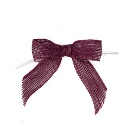 Bågar förbundna röd jute 8,9 cm (25 st) [JBOWR]