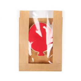 Kraftpåsar 13x2,9x17,8 cm med sidofals (100 st) [KBB6]