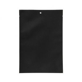 Kraftpåsar svarta ekofiendly 15,2x22,9 cm förslutningsbara (100 st) [KHS69BK]