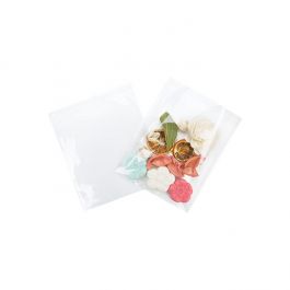 Plastpåsar 16x15,5 cm genomskinliga och återförslutningsbara (100 st) [KO-30169]