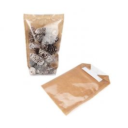 Kraft Blockbottnar med botten och pappersinsats 12,7x7,6x30,5 cm (100 st) [FGKB1]