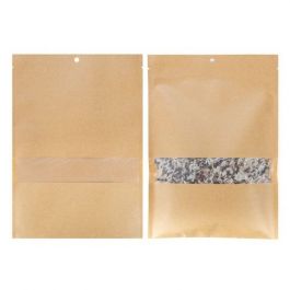 Kraftpåsar Förseglingsbar 12,7x17,8cm med Fönster (100 st) [KHS57MW]