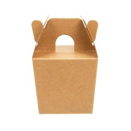 Kraft Mini Takeout Box 60 x 51 x 54 mm (25 st) [FS381]