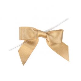 Bågar förbundna Metallic Taupe 8,9 cm (25 st) [MBOWT]