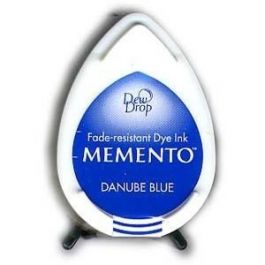 Stämpeldyna Memento Dew drops Danube blue (1 st) [MD-000-600]