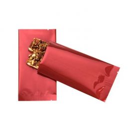 Plastpåsar Röd 7,5x14cm Metalliserad och förseglingsbart (100 st) [SVP35HR]