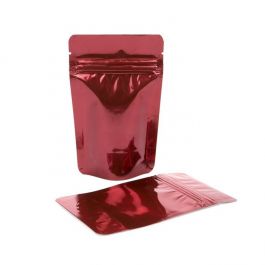 Stå upp påsar Röd 10x6x15cm | 57 gram (100 st) [ZBGM2R]