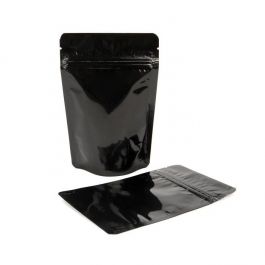 Stå upp påsar Svart 13x7x20,5cm | 113 gram (100 st) [ZBGM3B]