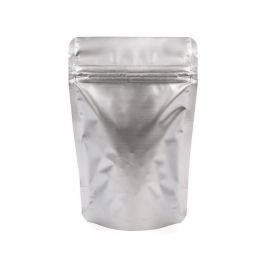 Stå upp påsar Silver 10x6x15cm | 57 gram (100 st) [ZBGM2S]