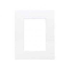 Passepartout "glida in" 27,9x35,6cm Vit med 19 x 24cm Fönster (10 st) [MS40002]