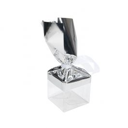 Folietopper Metallic Silver 12,7x22,9 cm (25 st) [MT1S]