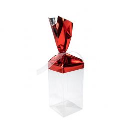 Folieöverdrag Metallic röd 17,8x33 cm (25 st) [MT2R]