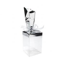 Folieöverdrag Metallic Silver 22,9x43,2 cm (25 st) [MT3S]