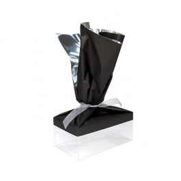 Folietoppare Metallic Matte Black 30,5x63,5 cm (25 st) [MT4MB]